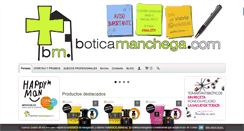 Desktop Screenshot of boticamanchega.com
